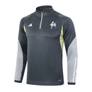 Conjunto Atlético MG Zíper Curto Treino Cinza Escuro 2024/25