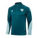 Conjunto Cruzeiro Ziper Curto Treino Azul Escuro
