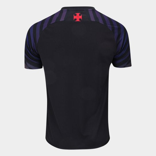 Camisa Vasco 24/25 s/n° Aquecimento Kappa Masculina - Preto