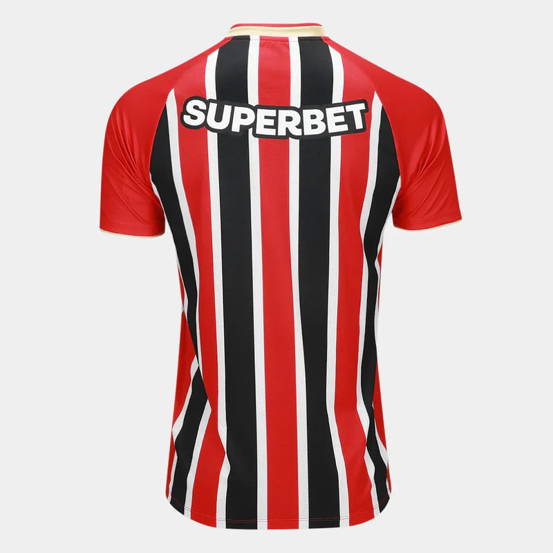 Camisa São Paulo II 25/26 Torcedor New Balance Masculina - Vermelho+Branco