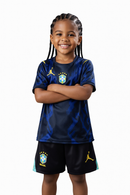 Conjunto Infantil Brasil 2026 Away