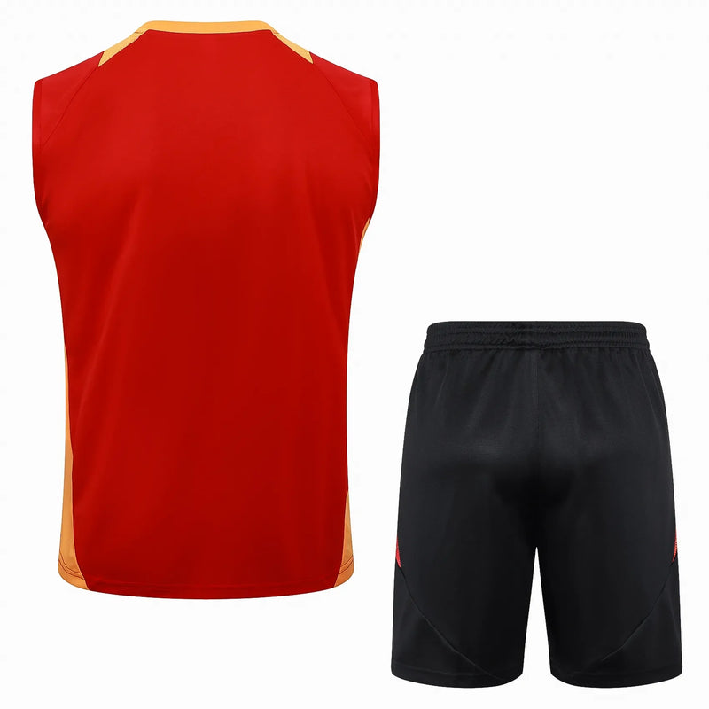 Conjunto Bayern de Munique Treino Regata 25/26 - Vermelho