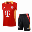 Conjunto Bayern de Munique Treino Regata 25/26 - Vermelho