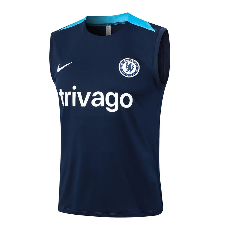 Conjunto Chelsea Treino Regata 25/26 - Azul Escuro