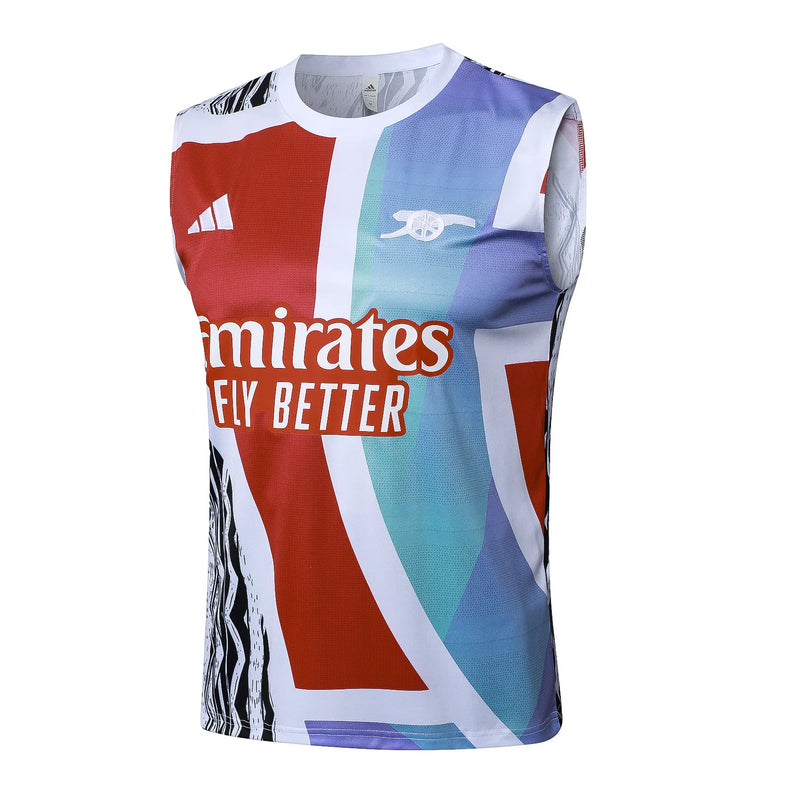 Conjunto Arsenal Treino Regata 25/26 - Vermelho e Azul