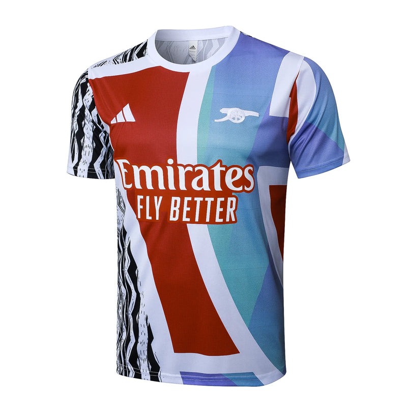 Conjunto Arsenal Treino 25/26 - Vermelho e Azul