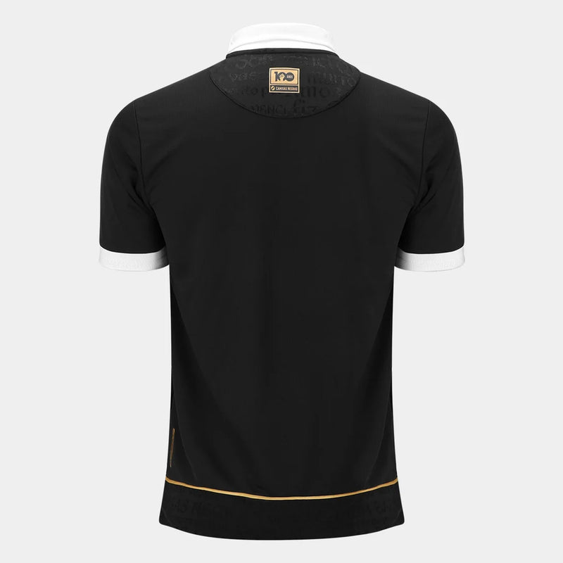 Camisa Vasco III 23/24 s/n° Jogador Kappa Masculina - Preto+Branco