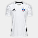 Camisa Colo-Colo Home 25/26 Torcedor Adidas Masculina - Branco+Preto