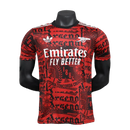 Camisa Arsenal 25/26 Treino - Vermelho Escuro - Versão Jogador