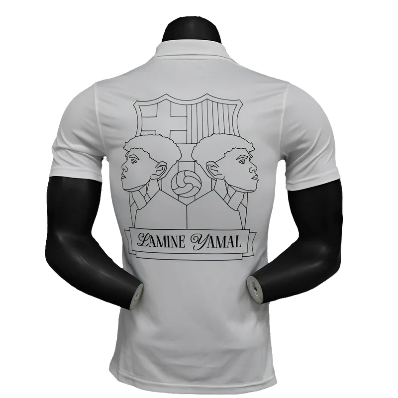 Camisa Barcelona 25/26 Edição Especial - Branco - Versão Jogador