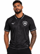 Camisa Botafogo Preta Mizuno Masculina 2026/27 - costas padronizada 3:4