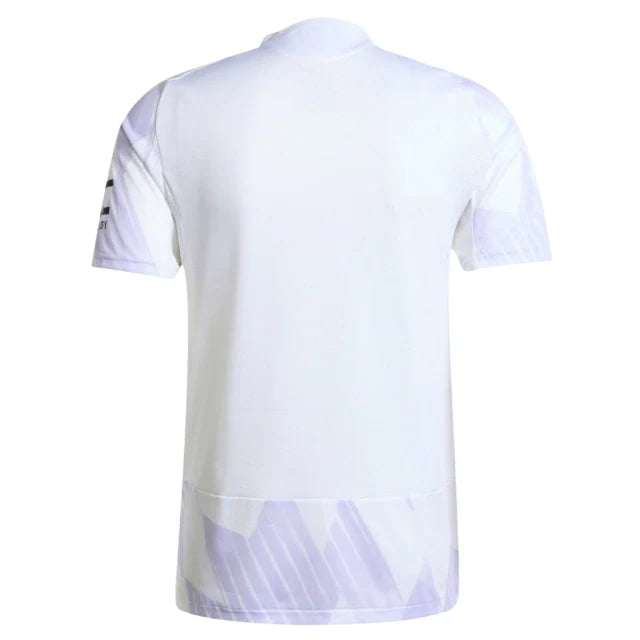 Camisa Manchester United II 25/26 Masculina Torcedor - Branco e Lilas