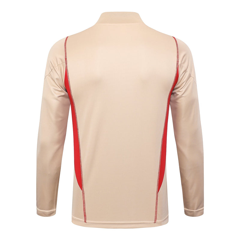 Conjunto Zíper Curto Bege